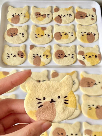  Calico Cat Butter Cookies