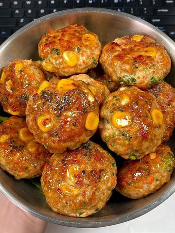 Chicken Veggie Pan-Fried Patties