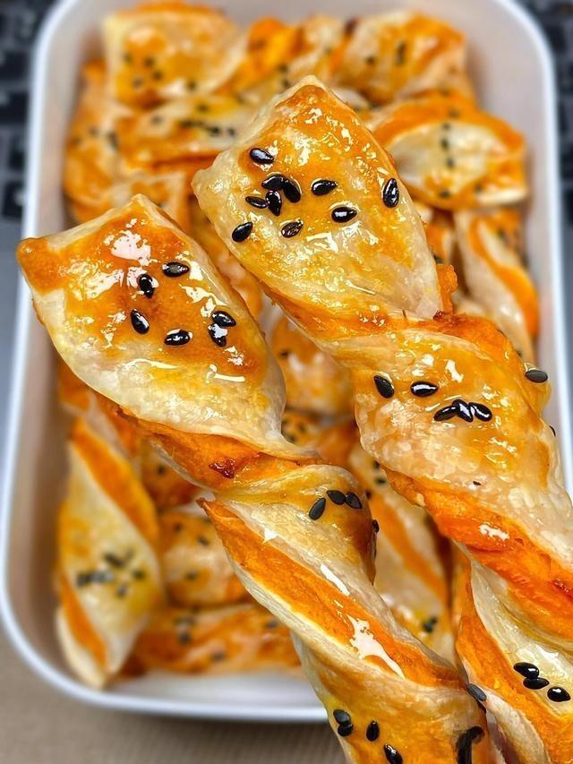 Sweet Potato Twist Puff Sticks