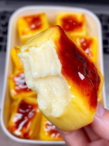 Golden Cheese Custard Cubes