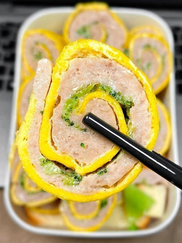 Broccoli Meat Egg Rolls