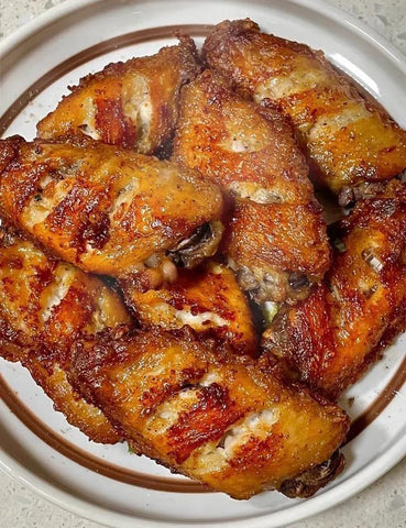 Golden Crispy Soy-Glazed Chicken Wings
