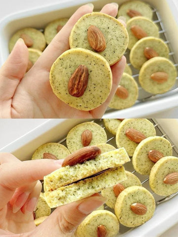 Black Tea Almond Butter Cookies