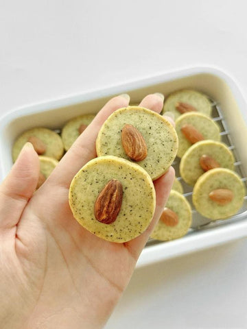 Black Tea Almond Butter Cookies