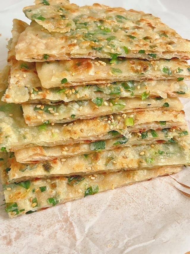 Pork & Scallion Stuffed Flatbread