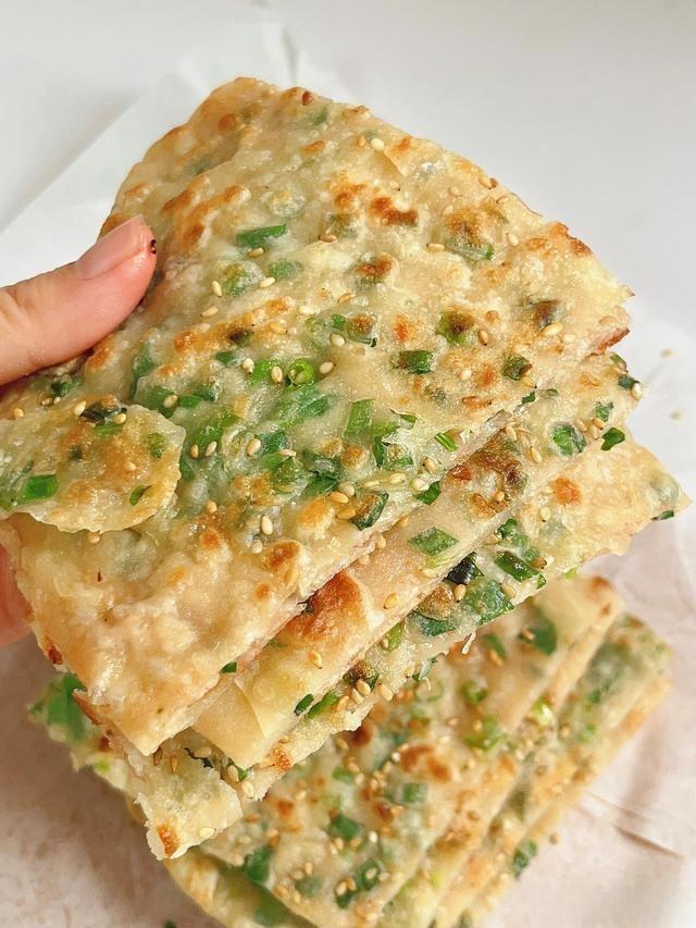 Pork & Scallion Stuffed Flatbread