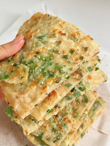 Pork & Scallion Stuffed Flatbread