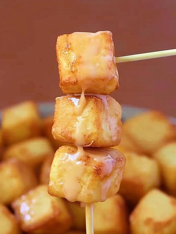 Golden Egg Milk Bun Cubes