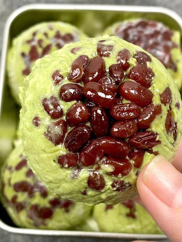 Matcha Red Bean Frozen Yogurt Cups