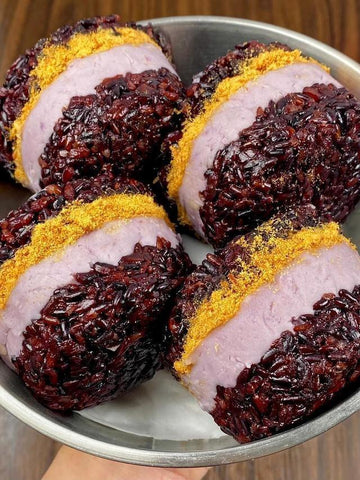  Velvet Purple Rice Taro Sandwich