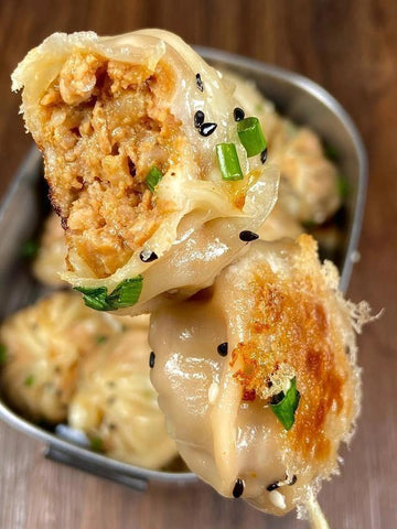 Golden Pan-Fried Pork Potstickers