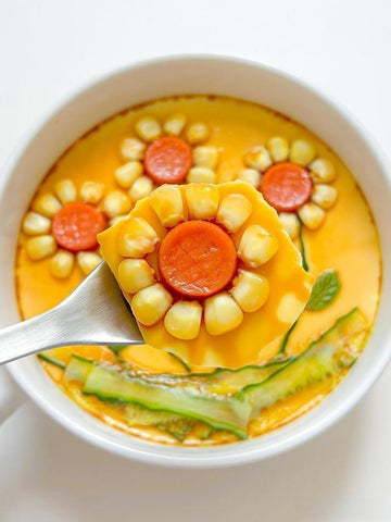 Sunny Garden Steamed Egg Delight