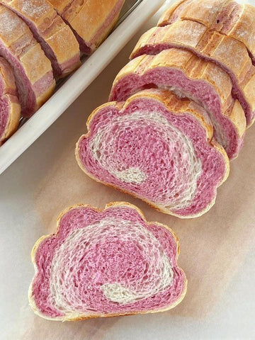 Swirled Purple Potato Cloud Bread