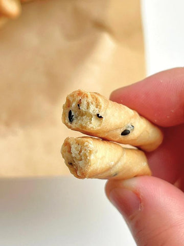 Banana Black Sesame Twist Sticks