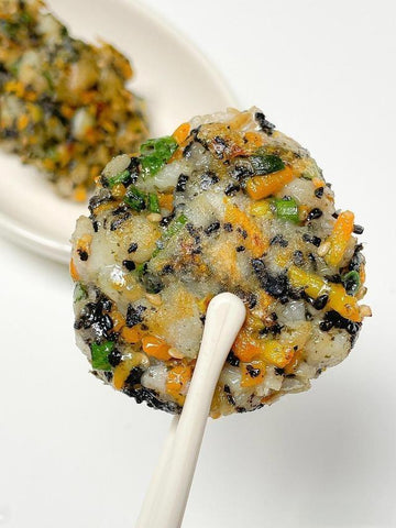 Crispy Seaweed Cod Pancakes