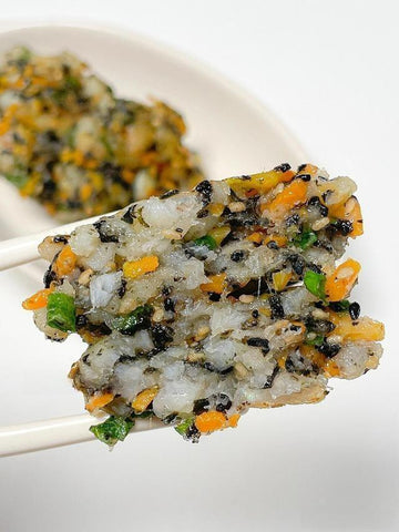 Crispy Seaweed Cod Pancakes