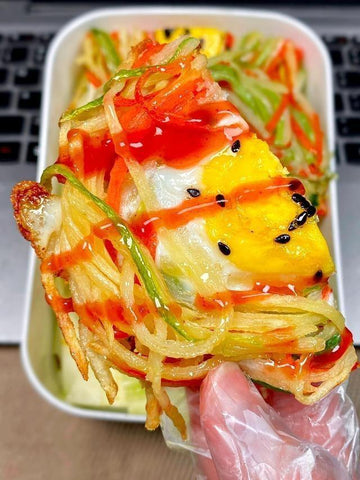 Rainbow Veggie Egg Nests