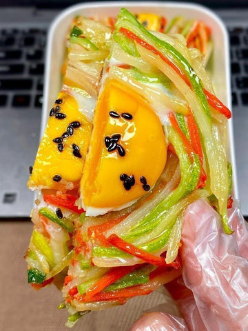 Rainbow Veggie Egg Nests