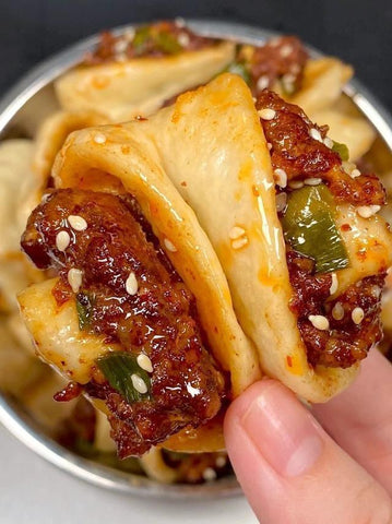 Spicy Minced Meat Folded Buns