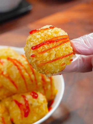 Crispy Cheese Potato Balls (Air-Fried)