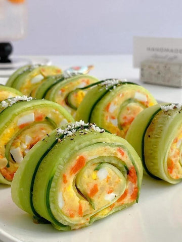  Cucumber Potato Egg Sushi Rolls