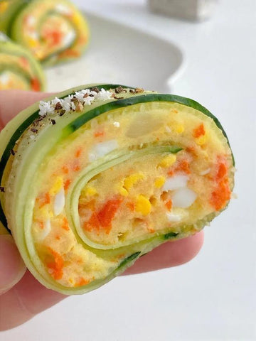  Cucumber Potato Egg Sushi Rolls