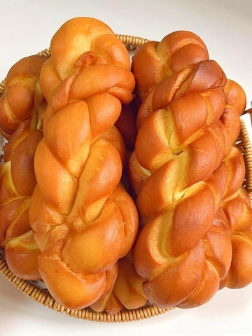 Golden Honey Twist Buns