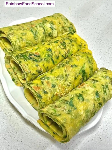 rainbowfoodschool.com Spinach Egg Wrap Rolls
Recipe Asian Appetizers and Snacks rainbowfoodschool.com_