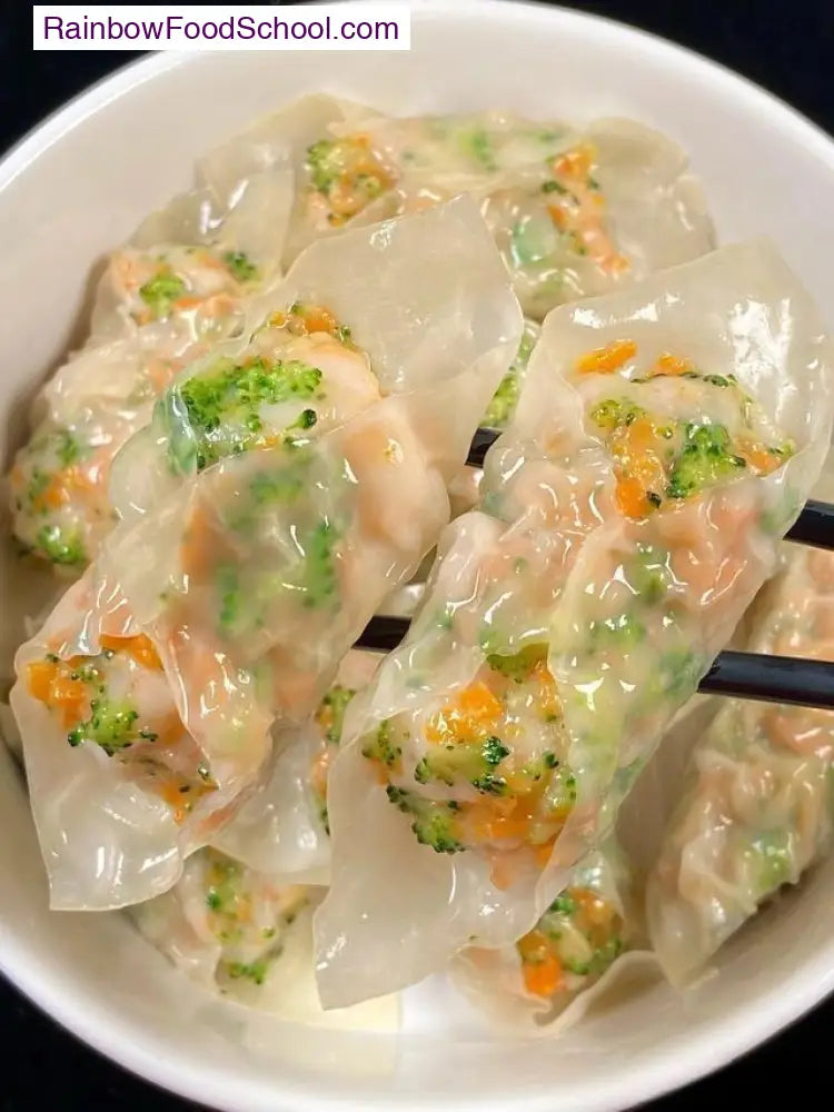 rainbowfoodschool.com Steamed Shrimp & Veggie Dumplings
Recipe Asian Appetizers and Snacks rainbowfoodschool.com_