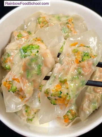 rainbowfoodschool.com Steamed Shrimp & Veggie Dumplings
Recipe Asian Appetizers and Snacks rainbowfoodschool.com_