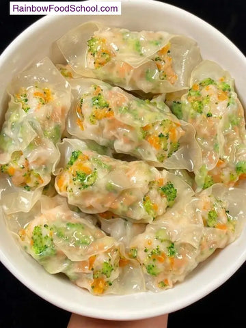 rainbowfoodschool.com Steamed Shrimp & Veggie Dumplings
Recipe Asian Appetizers and Snacks rainbowfoodschool.com_