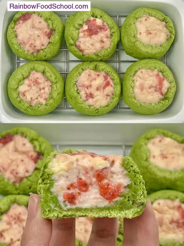 rainbowfoodschool.com Strawberry Cheese Matcha Bites
Recipe Asian Appetizers and Snacks 
