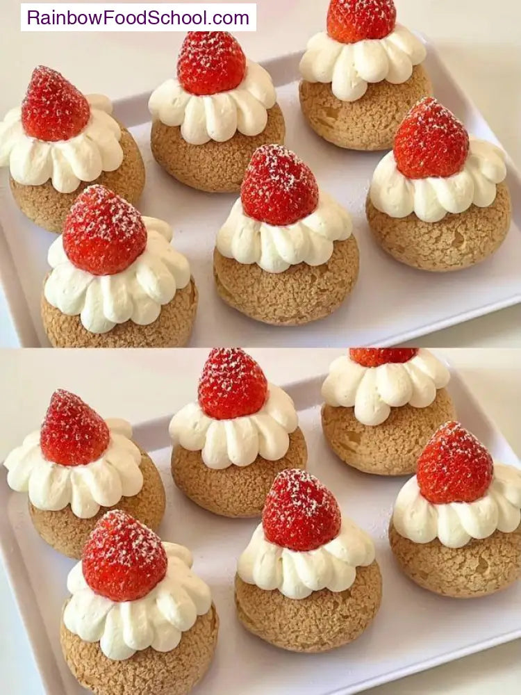 rainbowfoodschool.com Strawberry Peach Cream Puff Cupcakes
Recipe Asian Appetizers and Snacks 