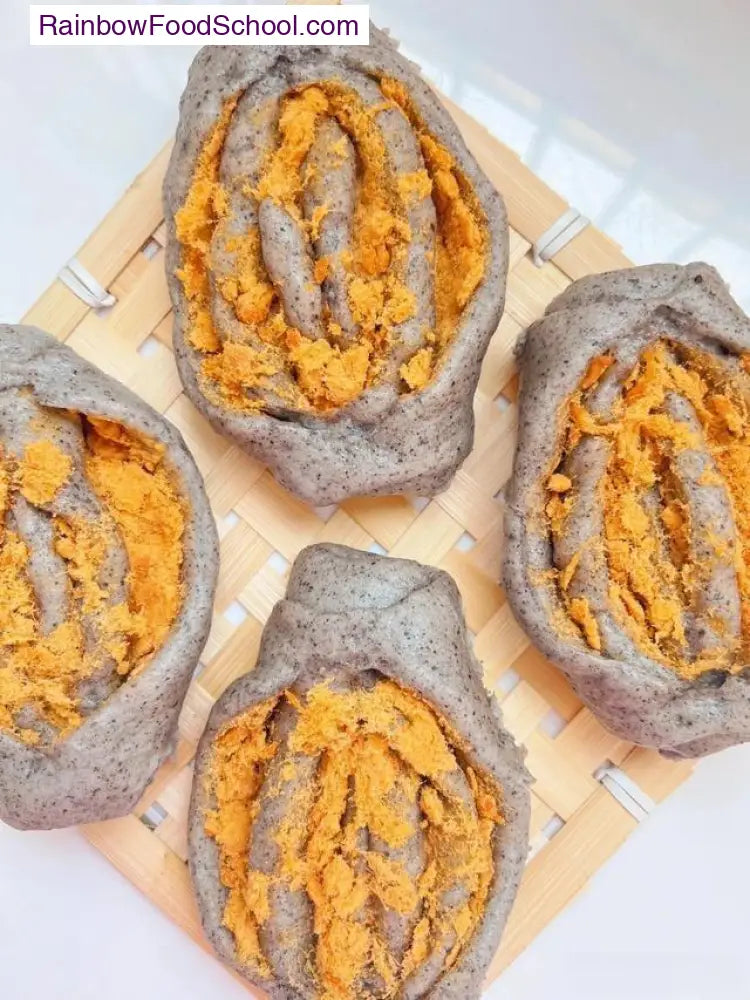 rainbowfoodschool.com Swirl Pork Floss Steamed Buns
Recipe Asian Appetizers and Snacks rainbowfoodschool.com_
